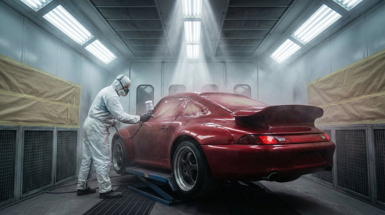 女神视频喷漆改装视频